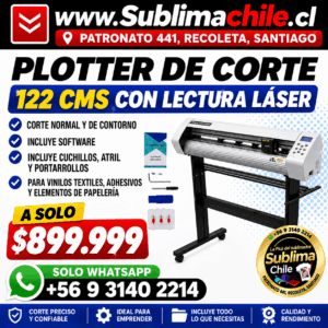 Plotter de Corte 122 cm con láser Teneth T48A
