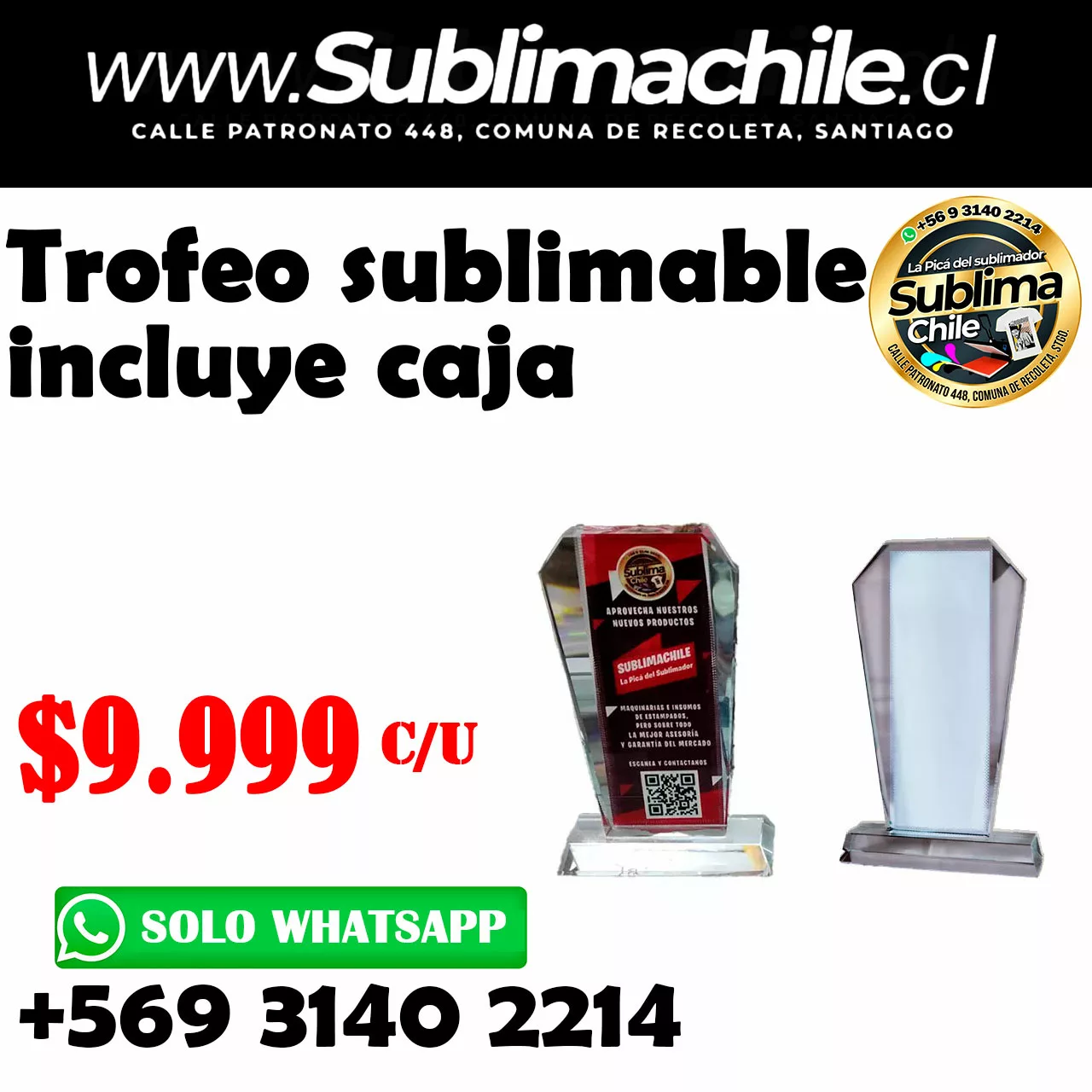 Termo digital sublimable 350ml - Sublimachile - Santiago Chile