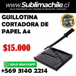 Guillotina cortadora de papel A3
