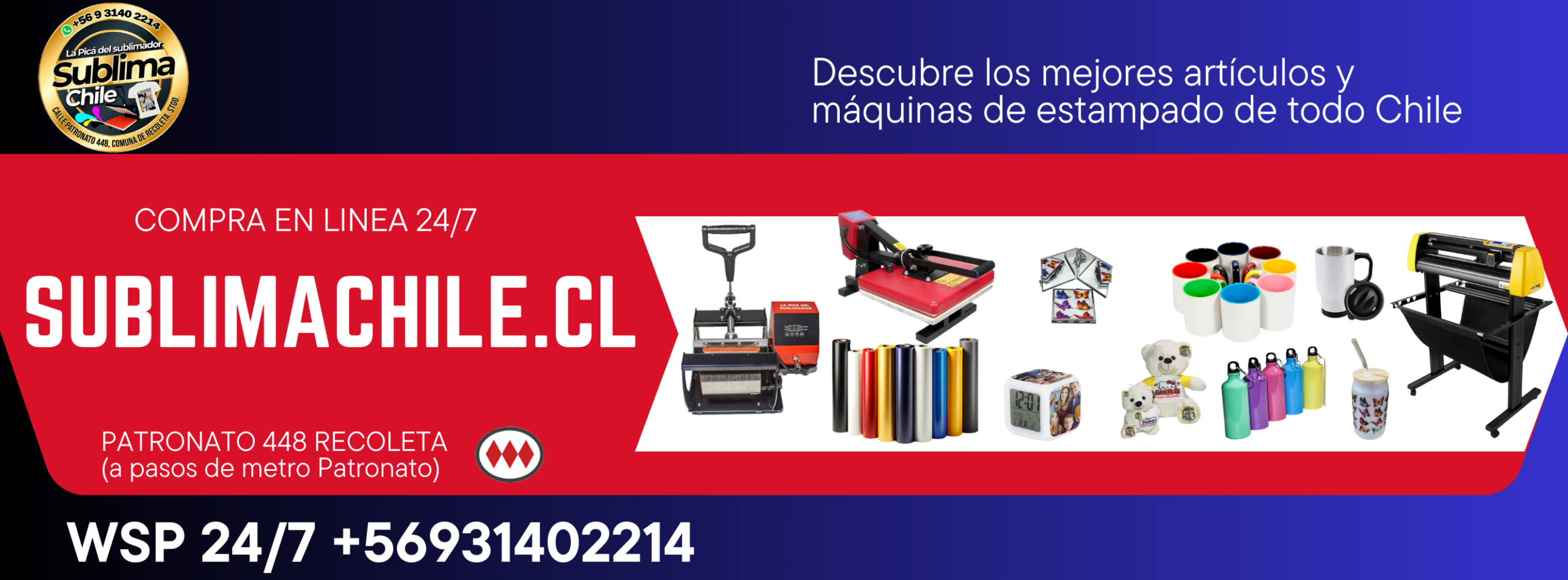 Banner Sublimachile